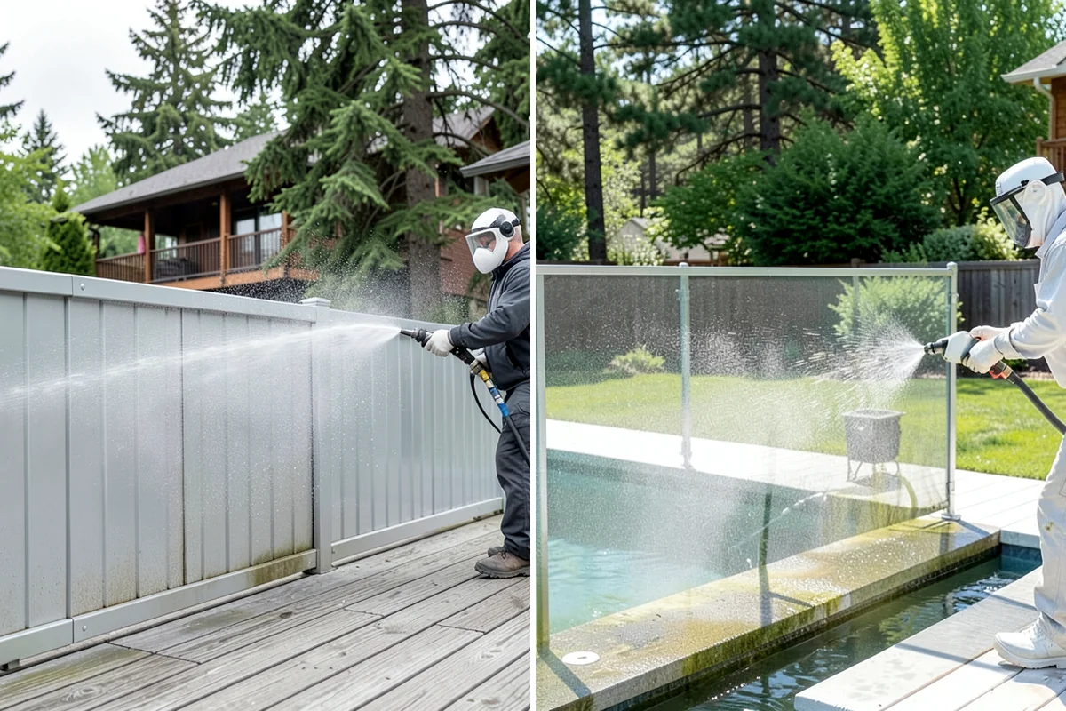 Sidewalk Gum Removal in Kenmore, King County, WA - Mark and count gum spots along the walkway