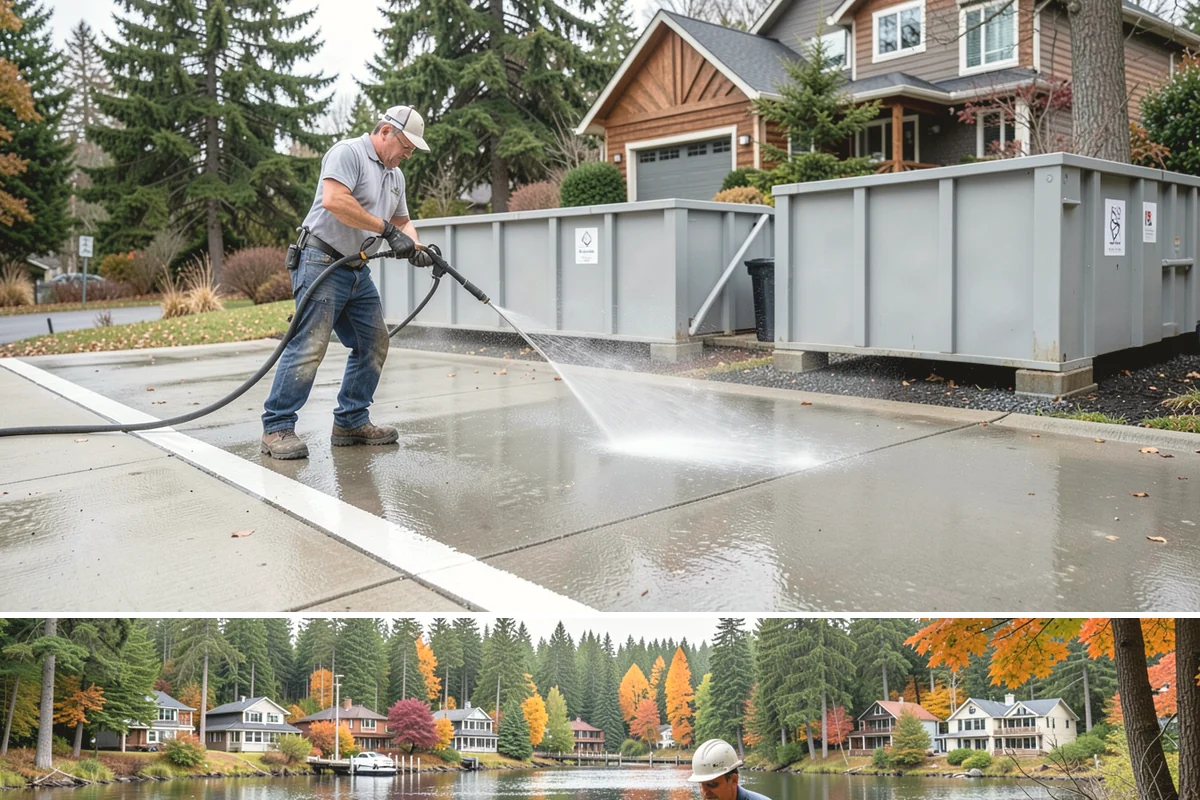 Sidewalk Gum Removal in La Conner, Skagit County, WA - Gum removal works year-round but is most efficient in warmer months when heat softens deposits faster.