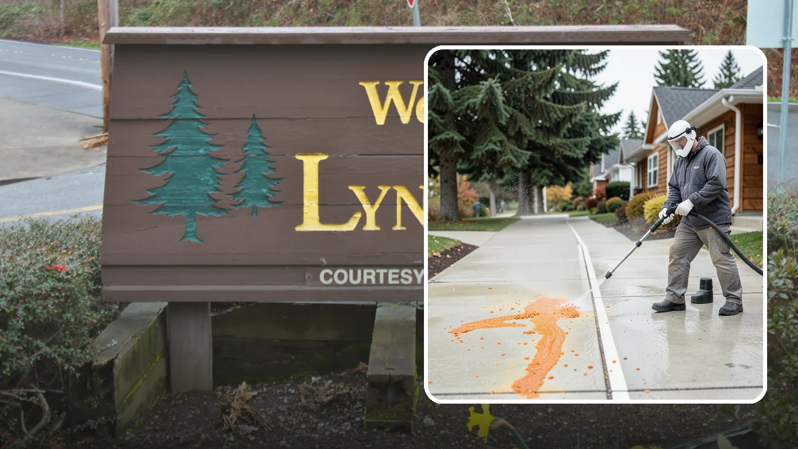 Sidewalk Gum Removal in Lynnwood, Snohomish County, WA - We blast away stuck-on gum from Washington commercial sidewalks, leaving smooth, spot-free walkways for your customers.