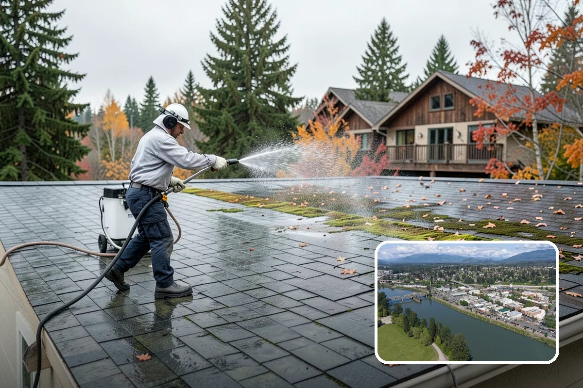 Sidewalk Gum Removal in Mount Vernon, Skagit County, WA - Removes unsightly black gum spots completely
