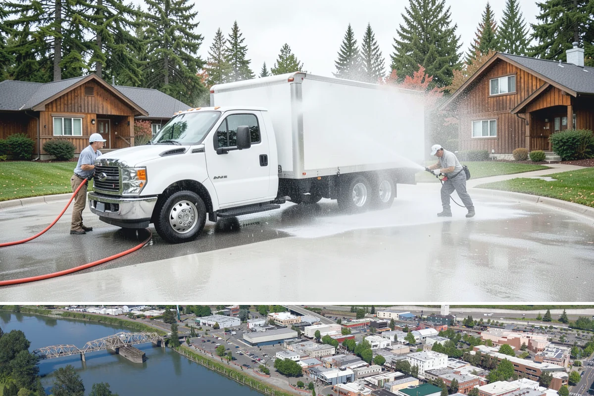 Sidewalk Gum Removal in Mount Vernon, Skagit County, WA - Gum removal works year-round but is most efficient in warmer months when heat softens deposits faster.