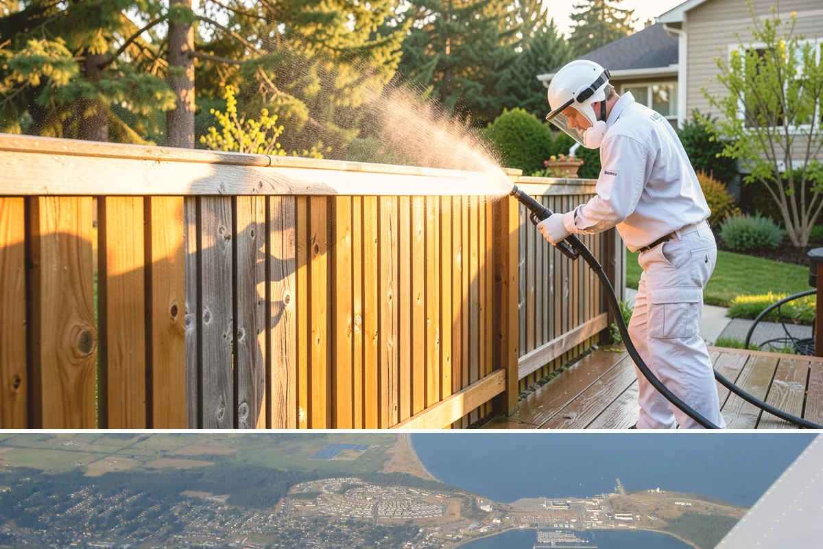 Sidewalk Gum Removal in Oak Harbor, Island County, WA - Gum removal works year-round but is most efficient in warmer months when heat softens deposits faster.
