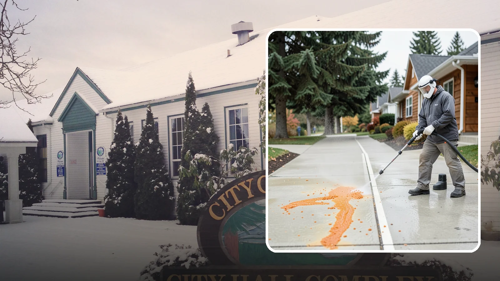 Sidewalk Gum Removal in Pacific, King County, WA - We blast away stuck-on gum from Washington commercial sidewalks, leaving smooth, spot-free walkways for your customers.