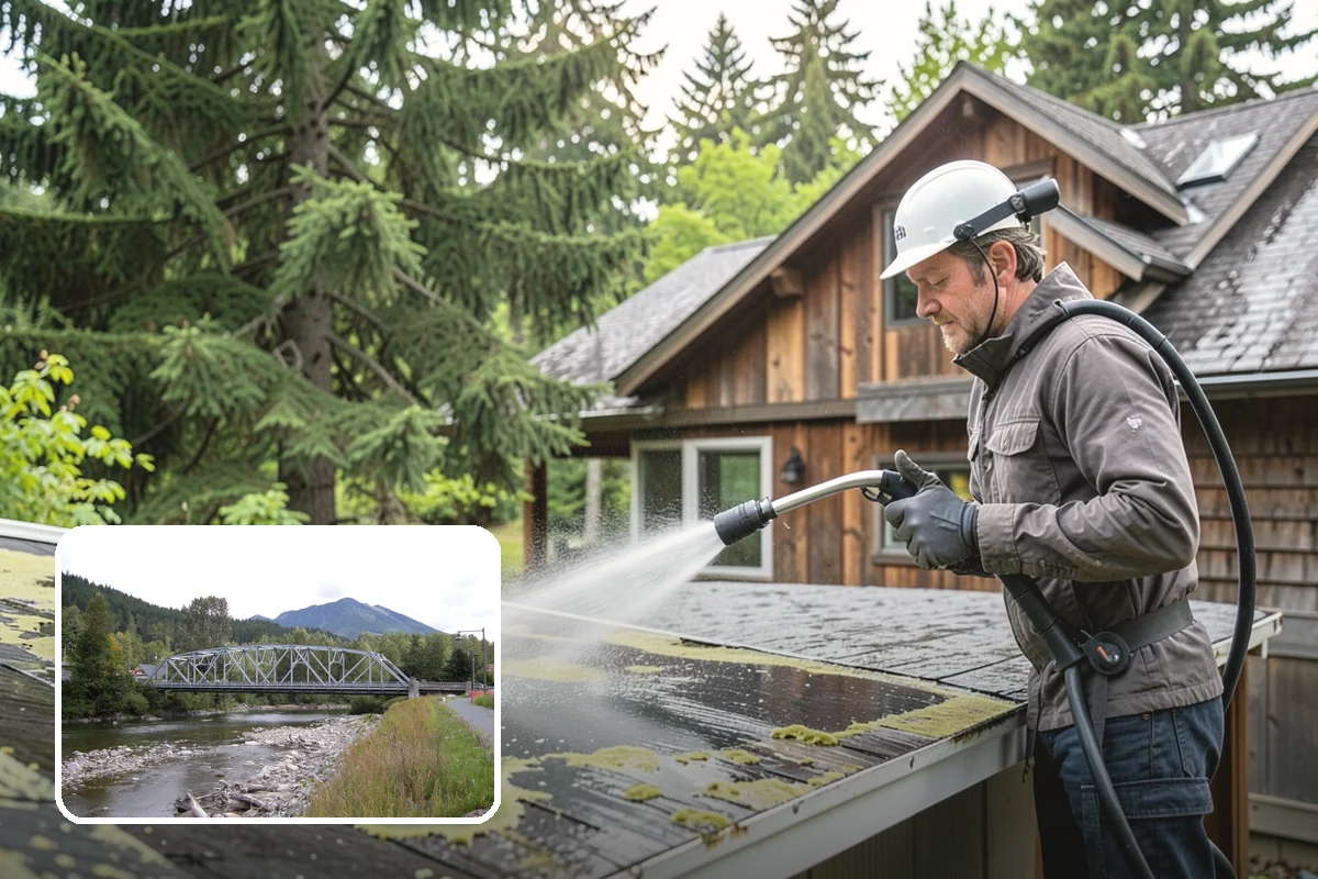 Sidewalk Gum Removal in Skykomish, King County, WA - Removes unsightly black gum spots completely