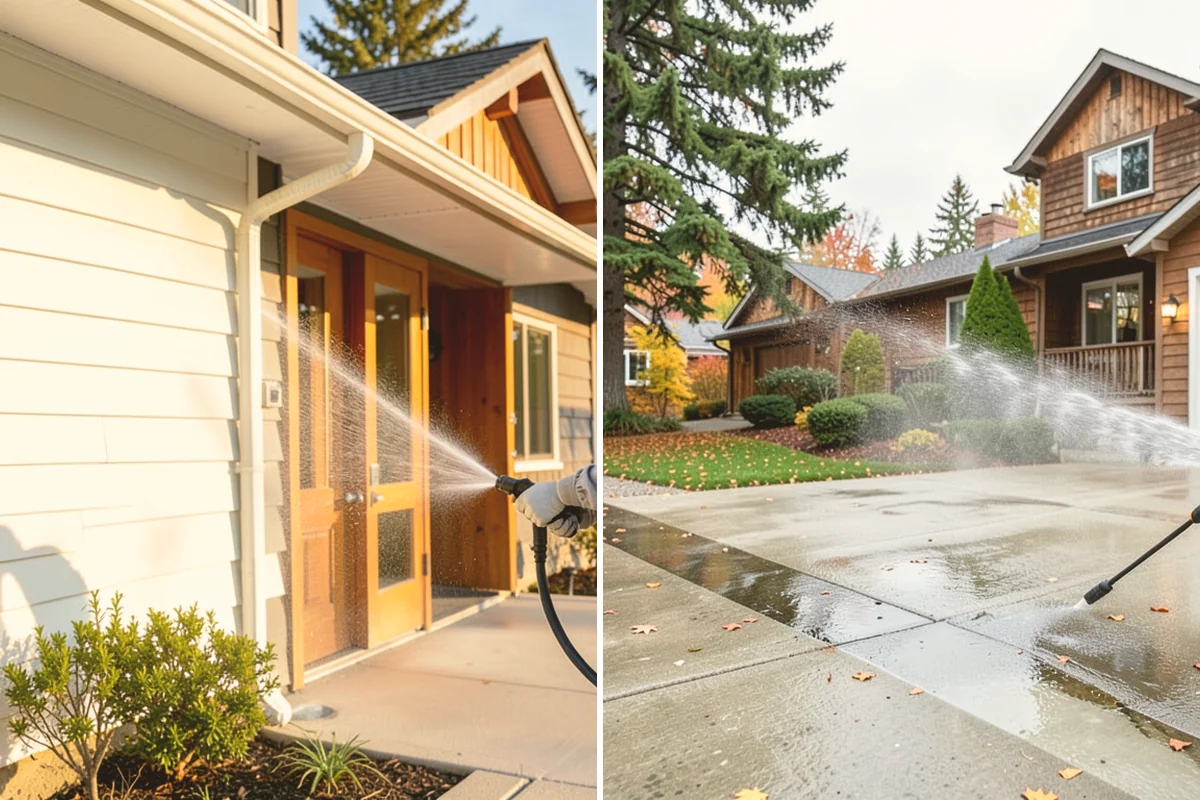 Sidewalk Gum Removal in Snohomish, Snohomish County, WA - Mark and count gum spots along the walkway