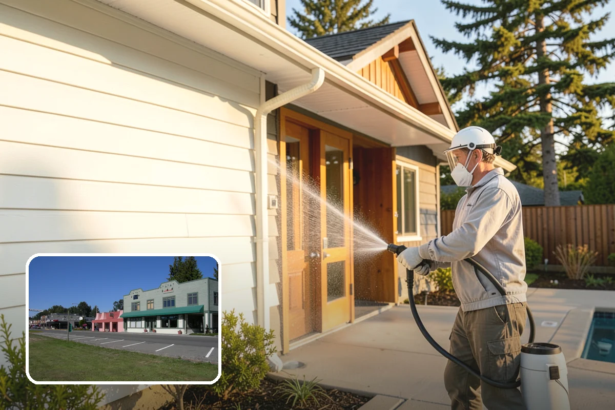 Sidewalk Gum Removal in Snoqualmie, King County, WA - Removes unsightly black gum spots completely