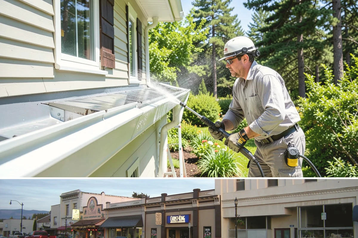 Sidewalk Pressure Washing in Burlington, Skagit County, WA - Late spring through early fall is ideal, once the heaviest rains ease and the concrete can dry between passes.