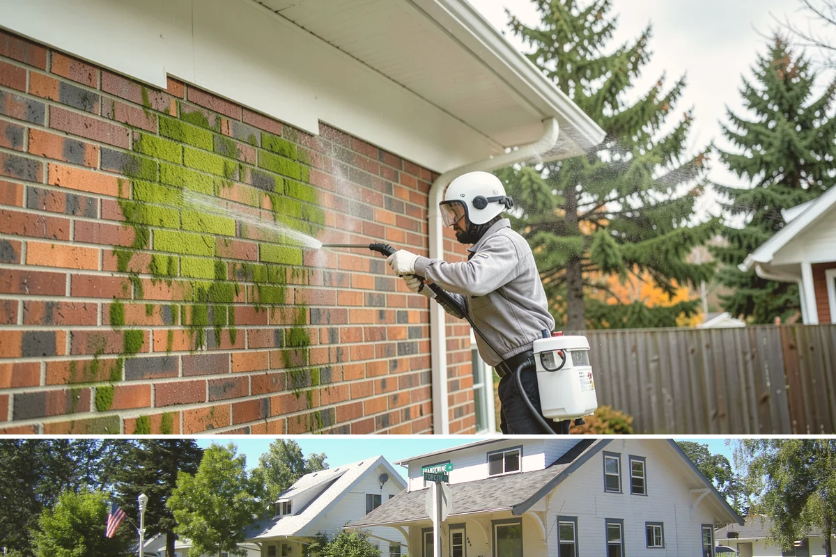 Sidewalk Pressure Washing in DuPont, Pierce County, WA - Late spring through early fall is ideal, once the heaviest rains ease and the concrete can dry between passes.