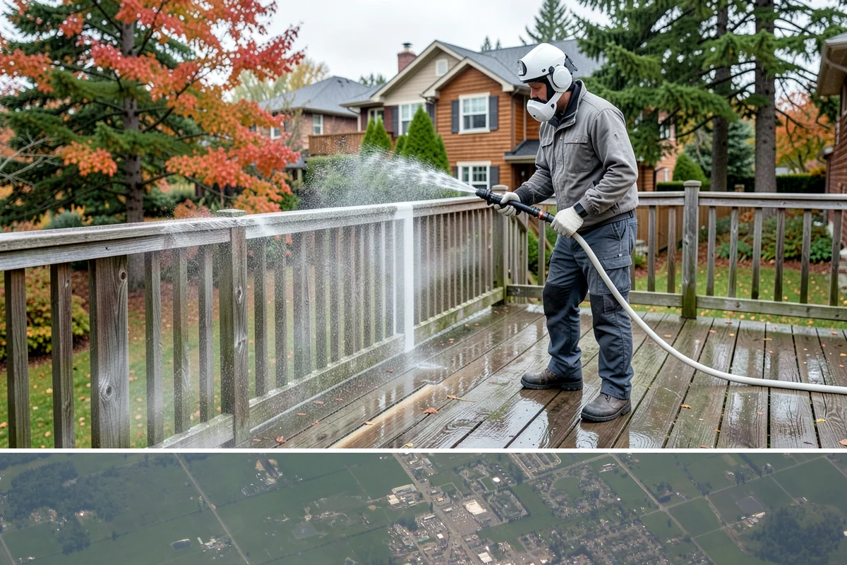Sidewalk Pressure Washing in Enumclaw, King County, WA - Late spring through early fall is ideal, once the heaviest rains ease and the concrete can dry between passes.