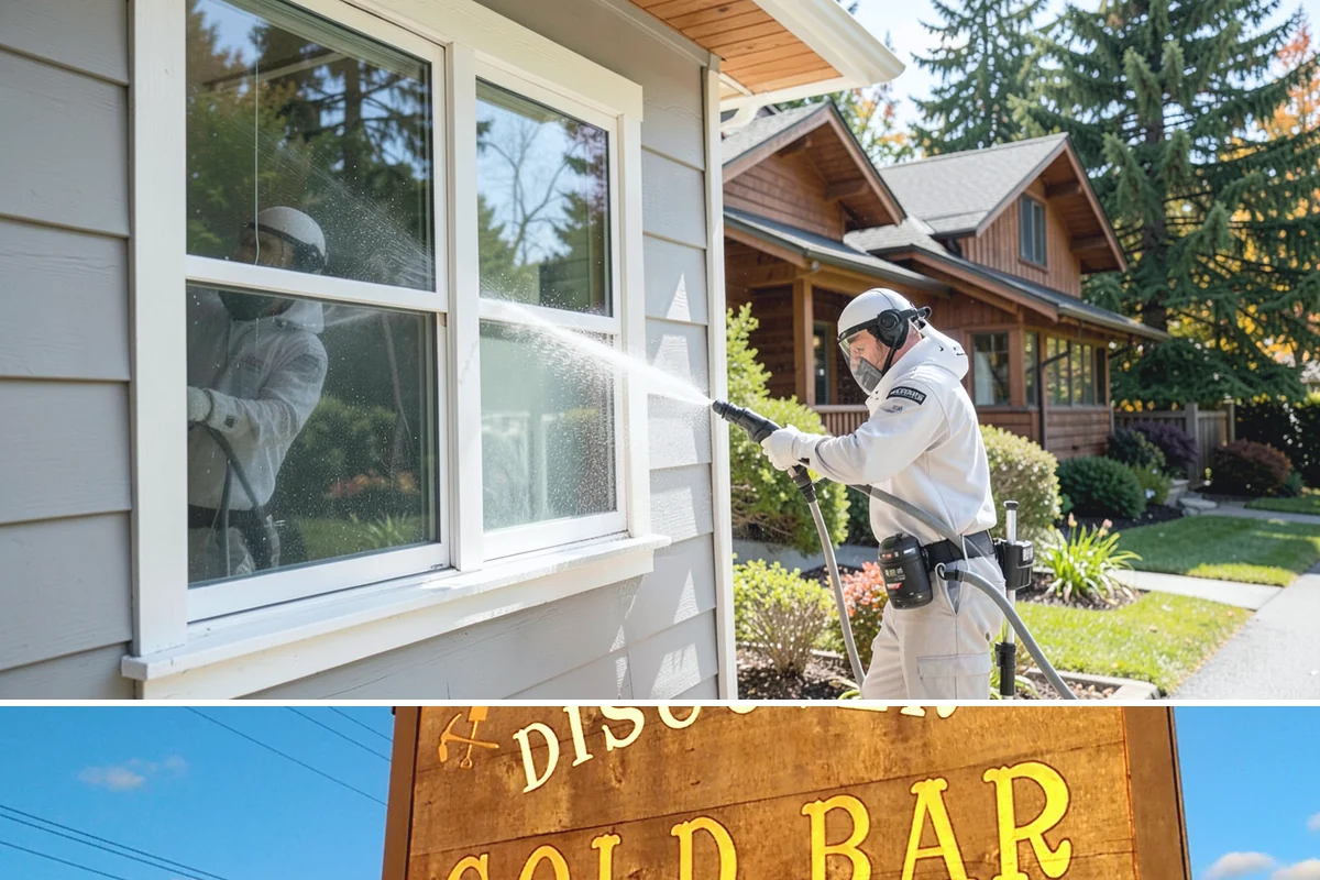 Sidewalk Pressure Washing in Gold Bar, Snohomish County, WA - Late spring through early fall is ideal, once the heaviest rains ease and the concrete can dry between passes.