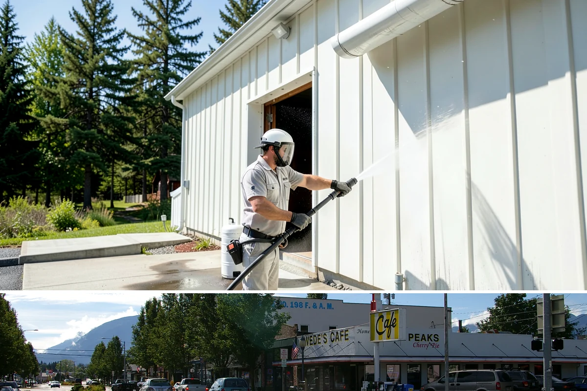Sidewalk Pressure Washing in North Bend, King County, WA - Late spring through early fall is ideal, once the heaviest rains ease and the concrete can dry between passes.