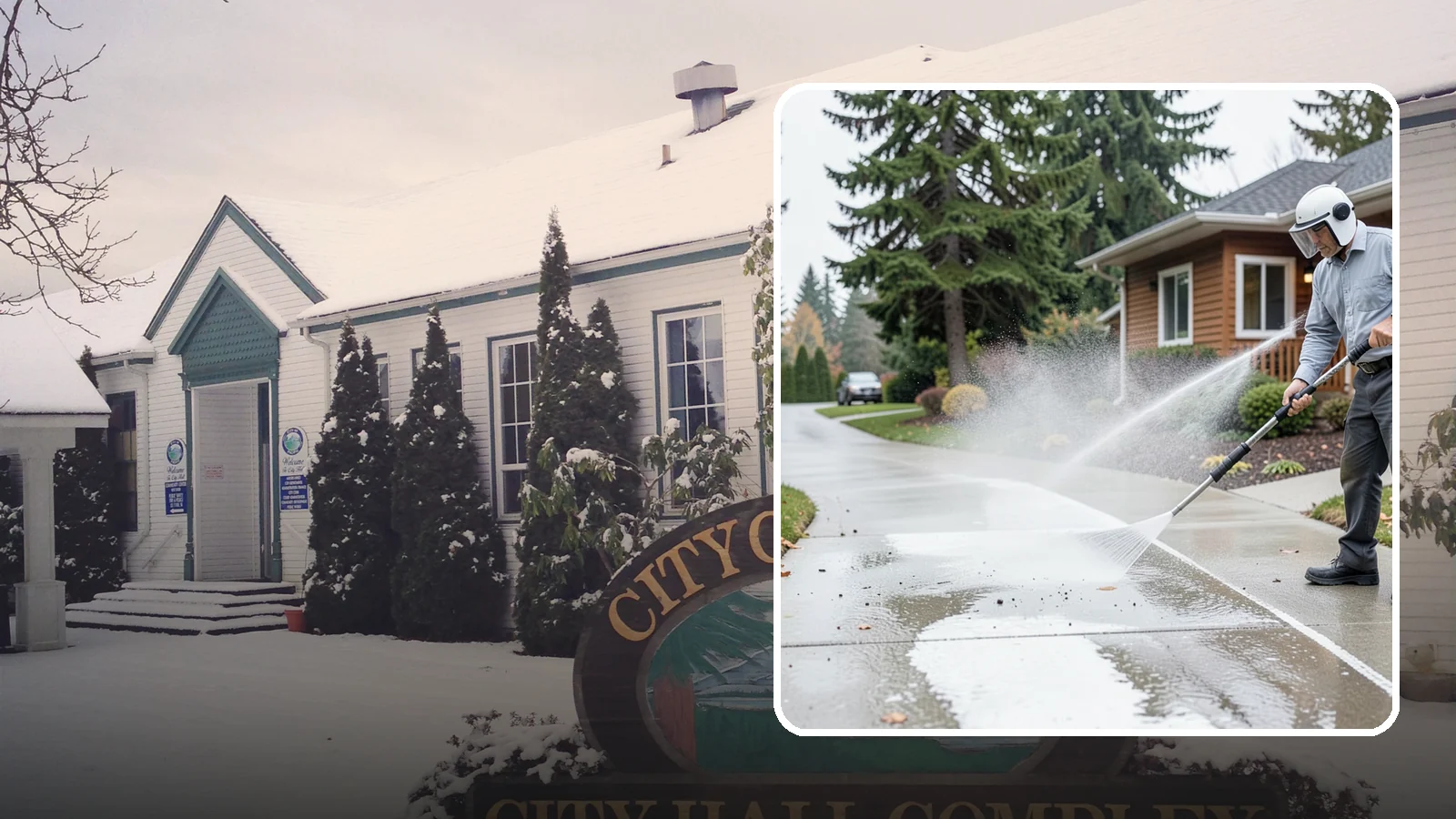 Sidewalk Pressure Washing in Pacific, King County, WA - Restore slick, moss-darkened Washington sidewalks to safe, even concrete with a controlled pressure wash.
