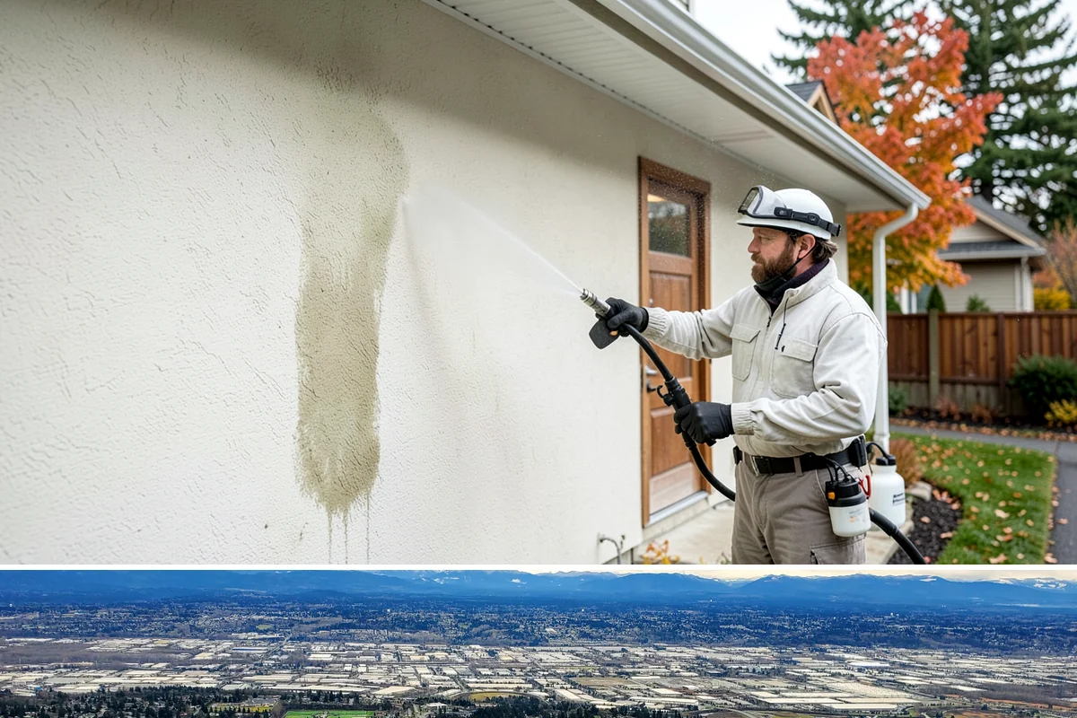 Sidewalk Pressure Washing in SeaTac, King County, WA - Late spring through early fall is ideal, once the heaviest rains ease and the concrete can dry between passes.