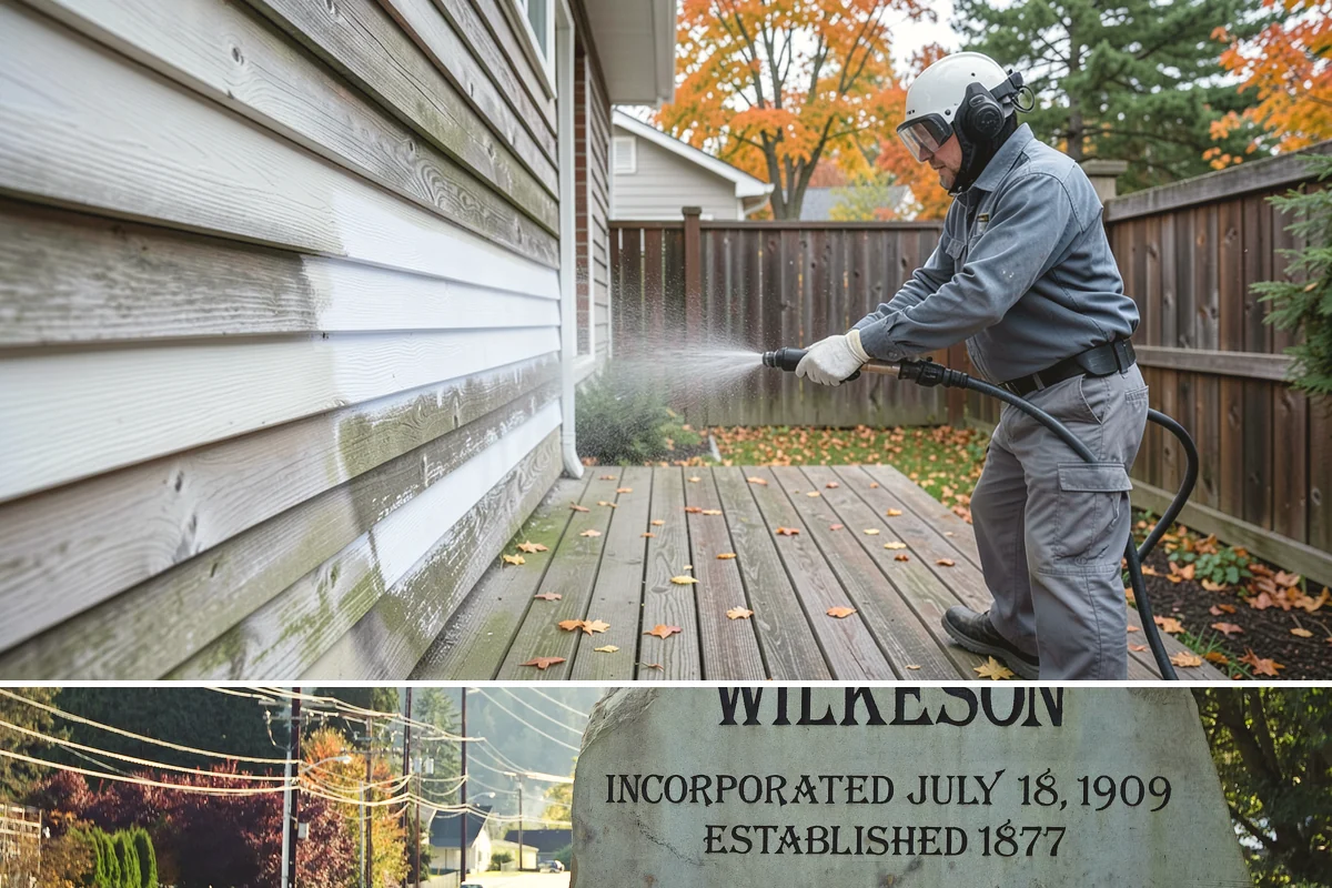 Sidewalk Pressure Washing in Wilkeson, Pierce County, WA - Late spring through early fall is ideal, once the heaviest rains ease and the concrete can dry between passes.