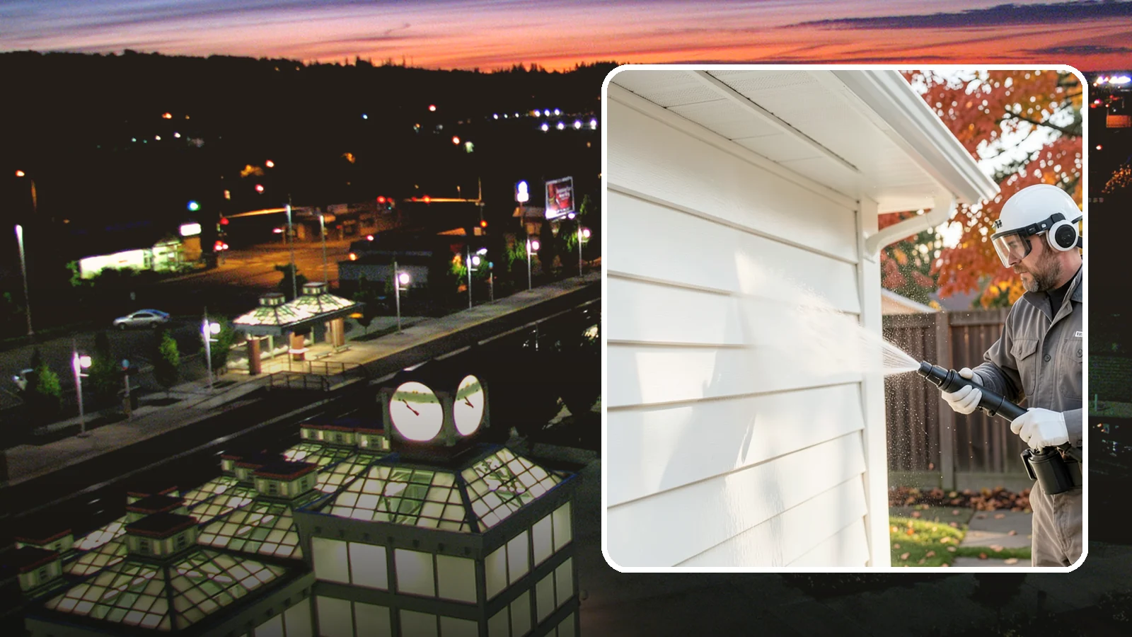 Siding Soft Wash in Auburn, King County, WA - Siding soft wash gently cleans your home's exterior walls with low pressure and cleaning solutions that lift algae without damage.