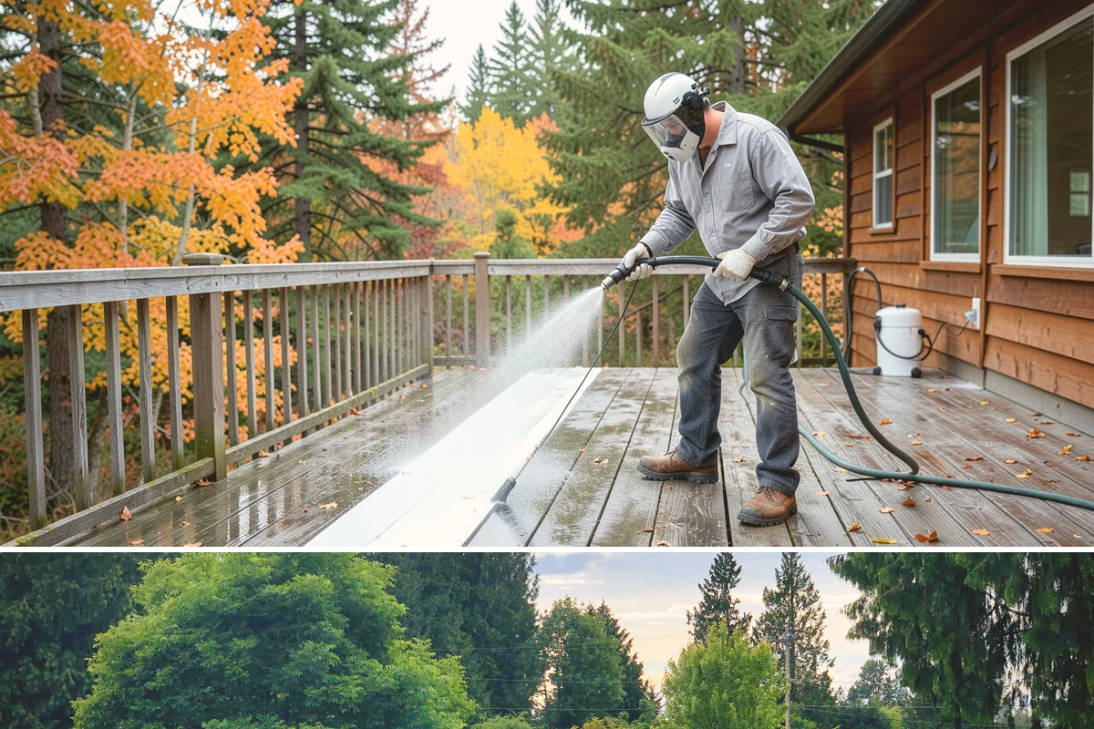 Siding Soft Wash in Bonney Lake, Pierce County, WA - Spring and fall are prime, clearing algae after winter and again before the next wet season settles in.