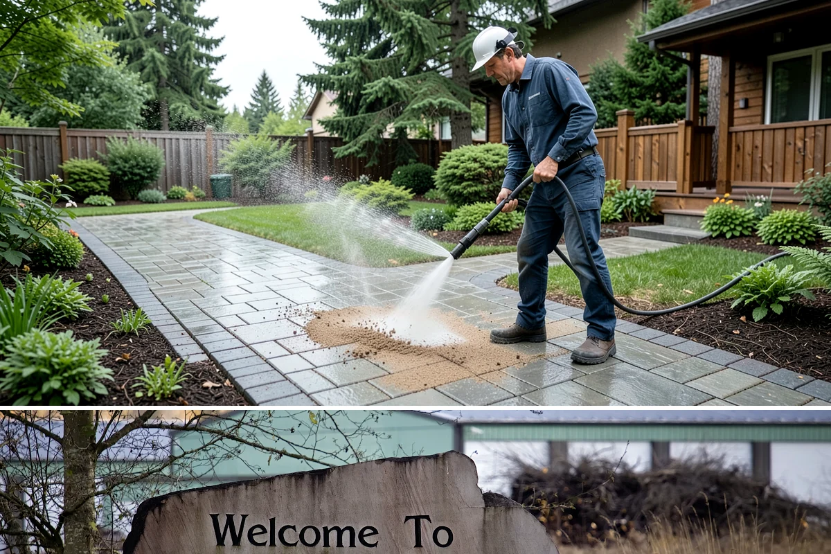 Siding Soft Wash in Buckley, Pierce County, WA - Spring and fall are prime, clearing algae after winter and again before the next wet season settles in.