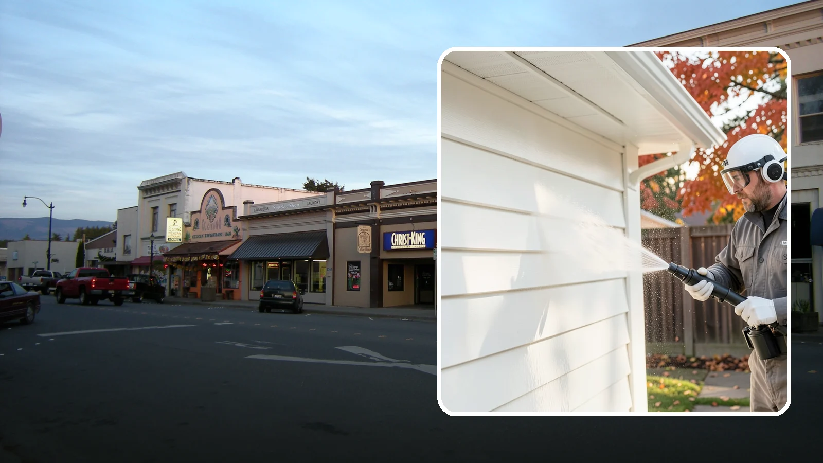 Siding Soft Wash in Burlington, Skagit County, WA - Siding soft wash gently cleans your home's exterior walls with low pressure and cleaning solutions that lift algae without damage.