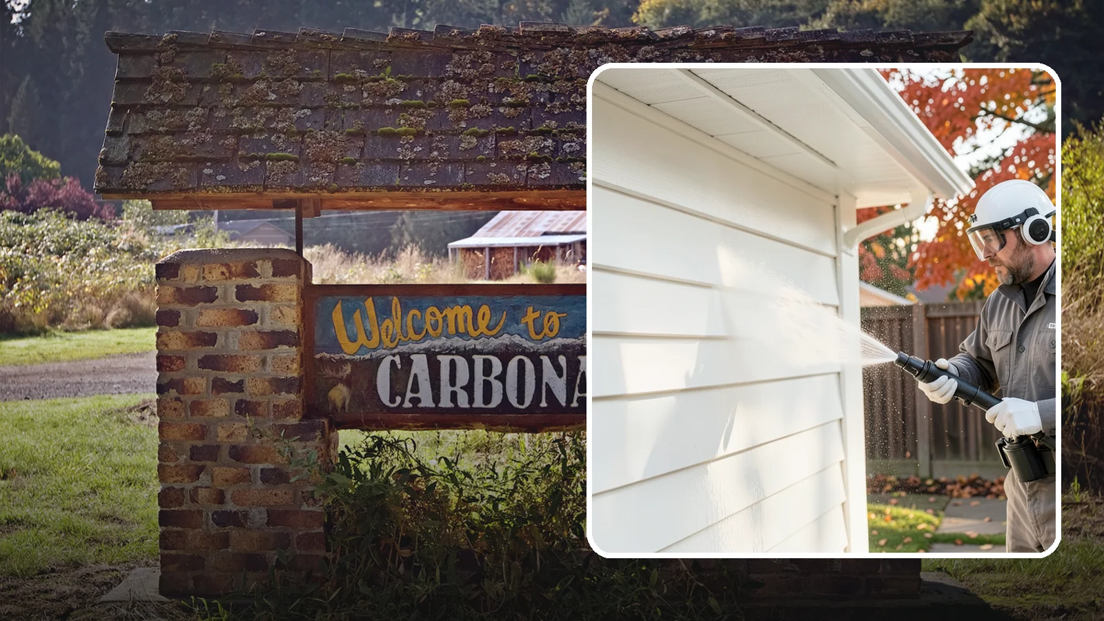 Siding Soft Wash in Carbonado, Pierce County, WA - Siding soft wash gently cleans your home's exterior walls with low pressure and cleaning solutions that lift algae without damage.
