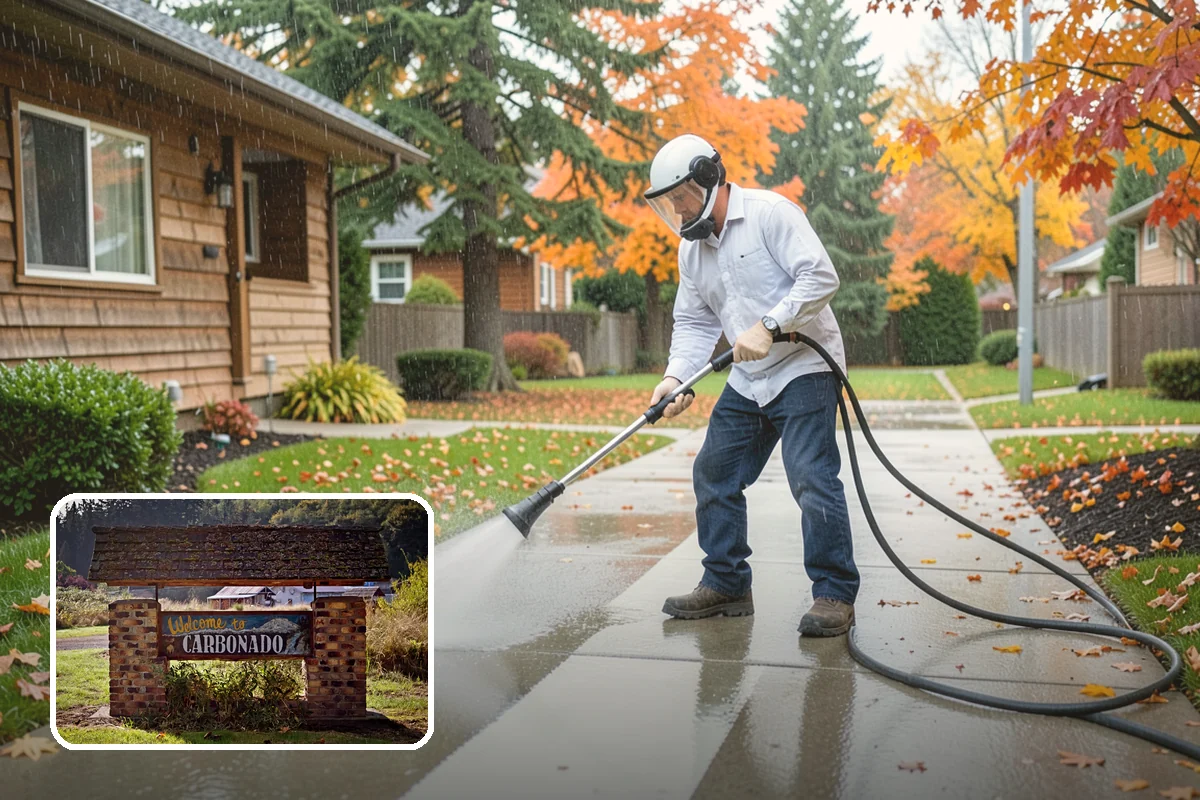 Siding Soft Wash in Carbonado, Pierce County, WA - Cleans siding without forcing water behind panels