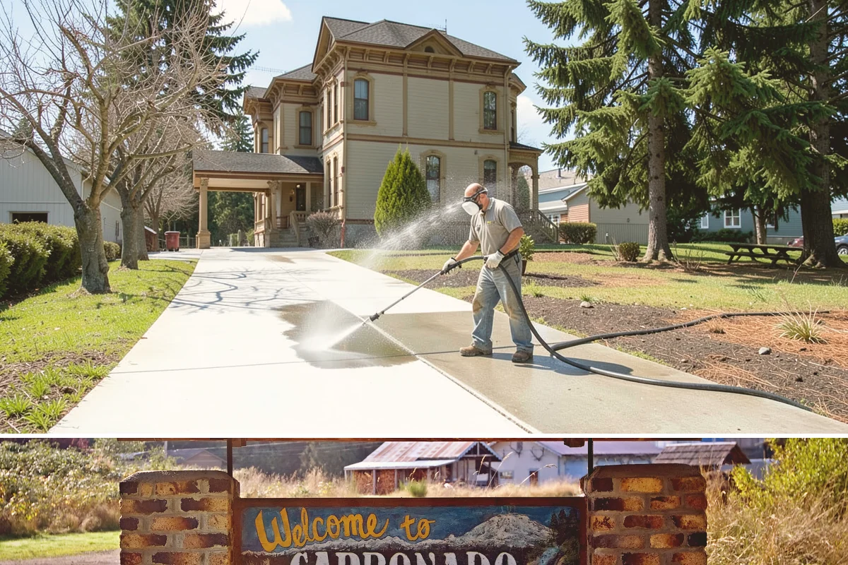 Siding Soft Wash in Carbonado, Pierce County, WA - Spring and fall are prime, clearing algae after winter and again before the next wet season settles in.