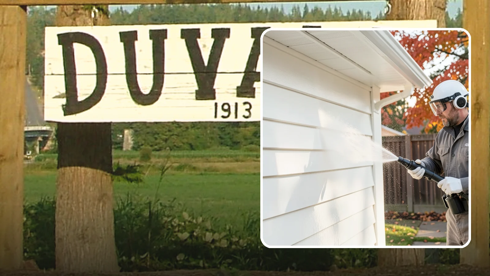Siding Soft Wash in Duvall, King County, WA - Siding soft wash gently cleans your home's exterior walls with low pressure and cleaning solutions that lift algae without damage.
