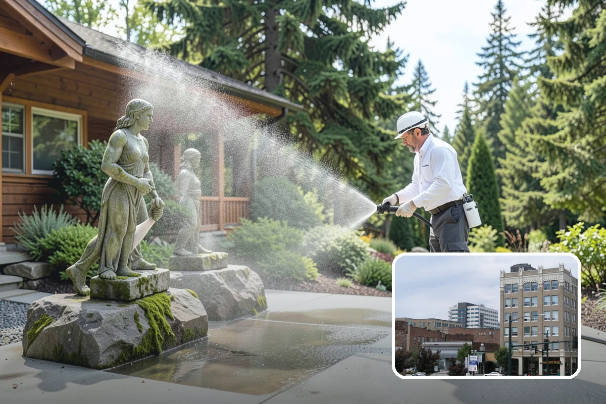 Siding Soft Wash in Everett, Snohomish County, WA - Cleans siding without forcing water behind panels