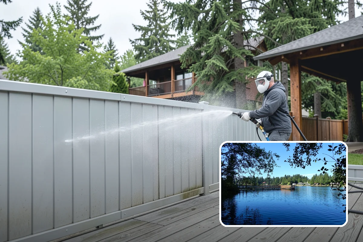 Siding Soft Wash in Federal Way, King County, WA - Cleans siding without forcing water behind panels