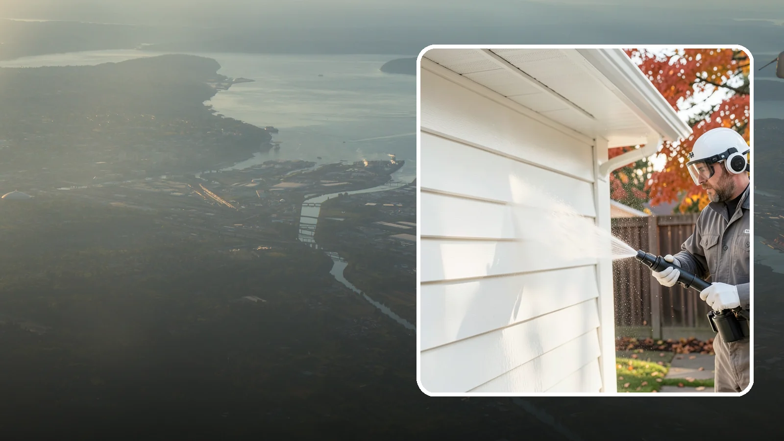 Siding Soft Wash in Fife, Pierce County, WA - Siding soft wash gently cleans your home's exterior walls with low pressure and cleaning solutions that lift algae without damage.