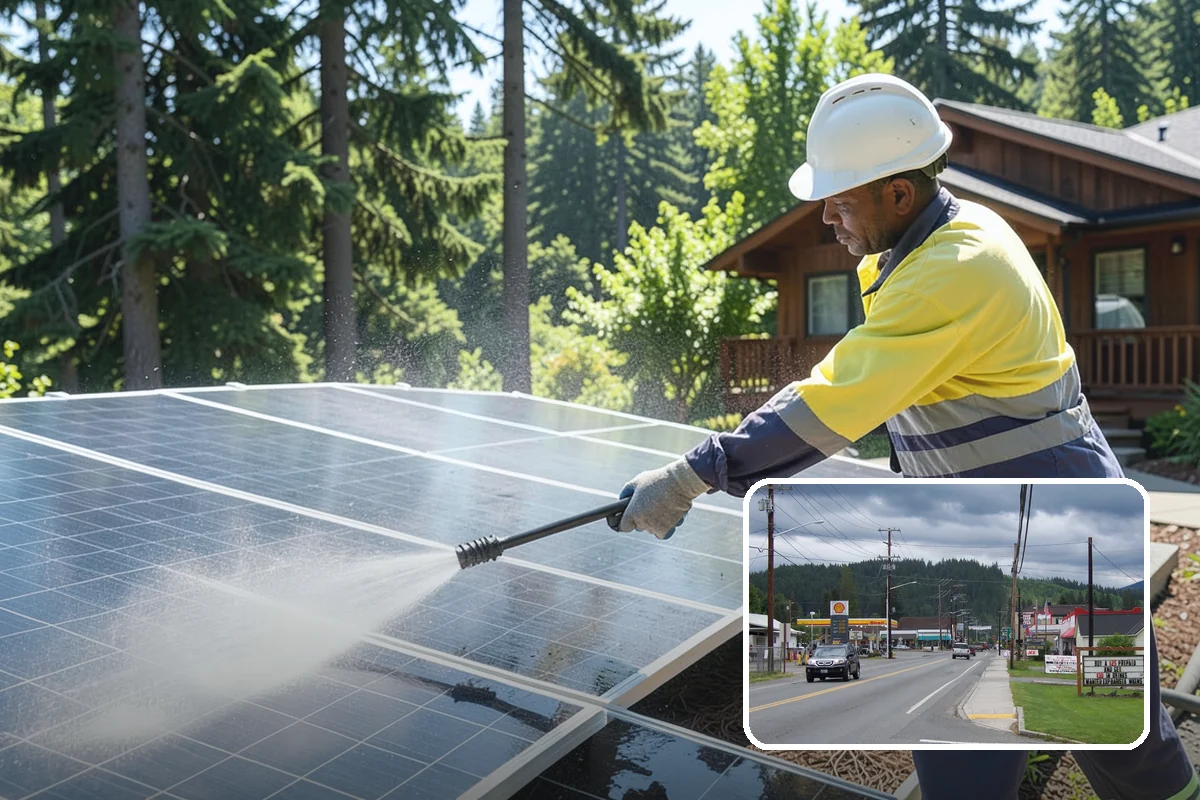 Siding Soft Wash in Granite Falls, Snohomish County, WA - Cleans siding without forcing water behind panels