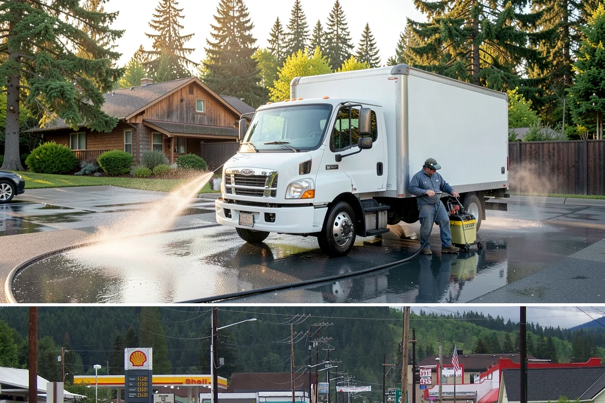 Siding Soft Wash in Granite Falls, Snohomish County, WA - Spring and fall are prime, clearing algae after winter and again before the next wet season settles in.