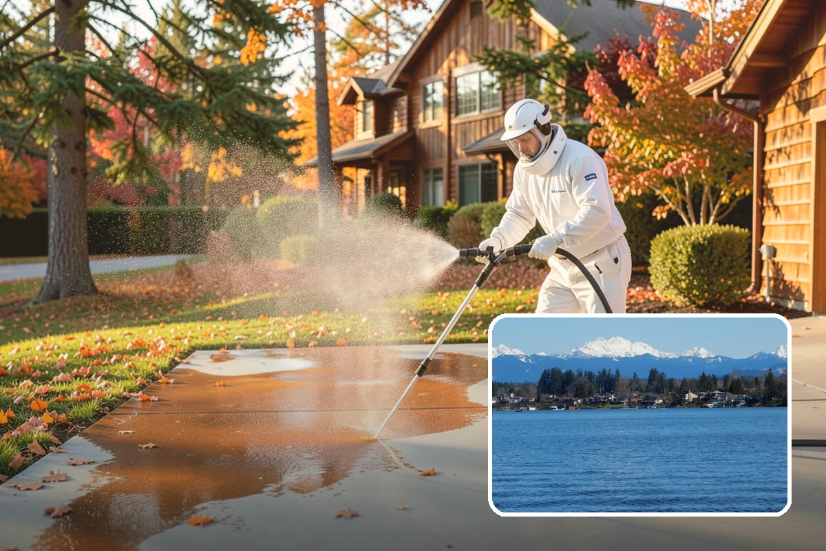 Siding Soft Wash in Lake Stevens, Snohomish County, WA - Cleans siding without forcing water behind panels