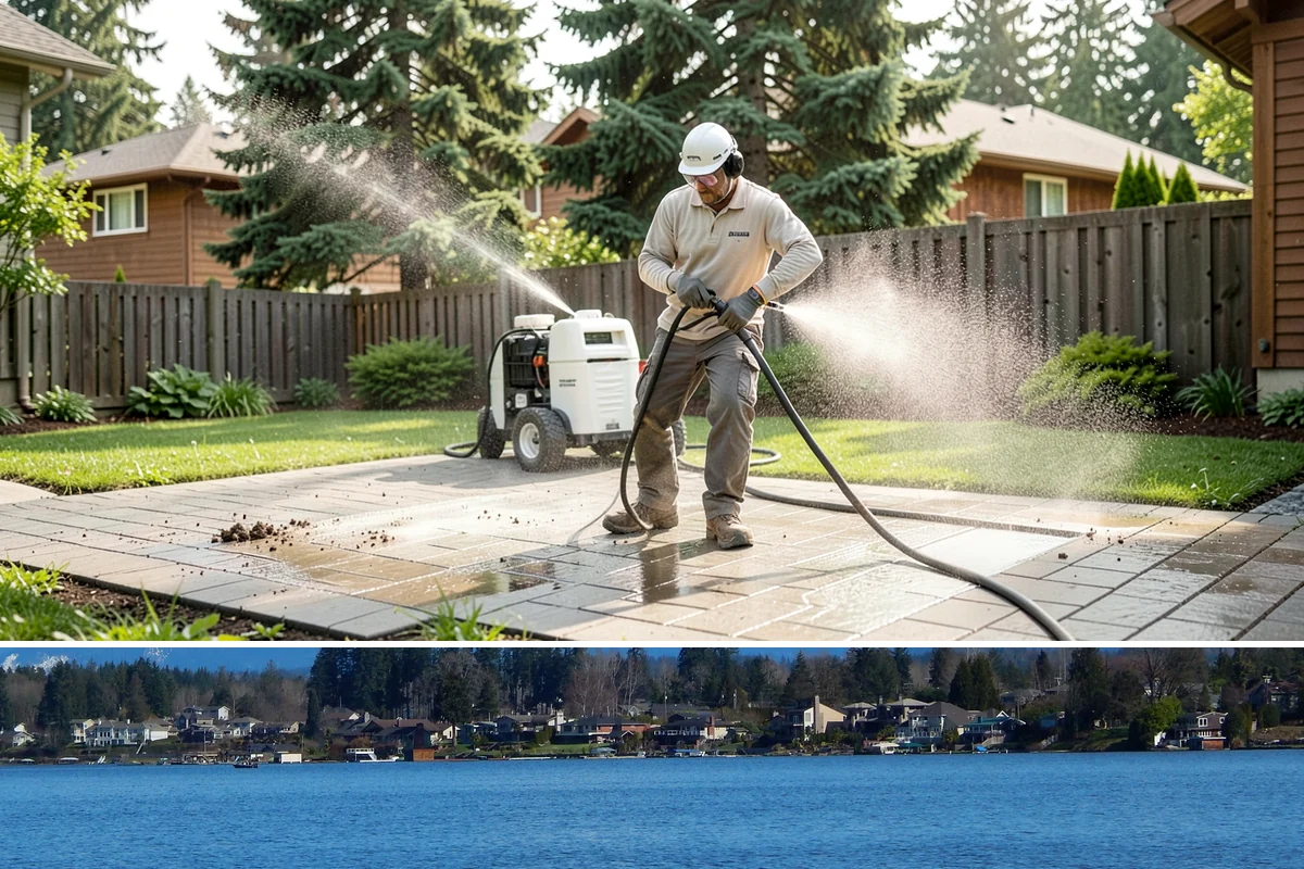 Siding Soft Wash in Lake Stevens, Snohomish County, WA - Spring and fall are prime, clearing algae after winter and again before the next wet season settles in.