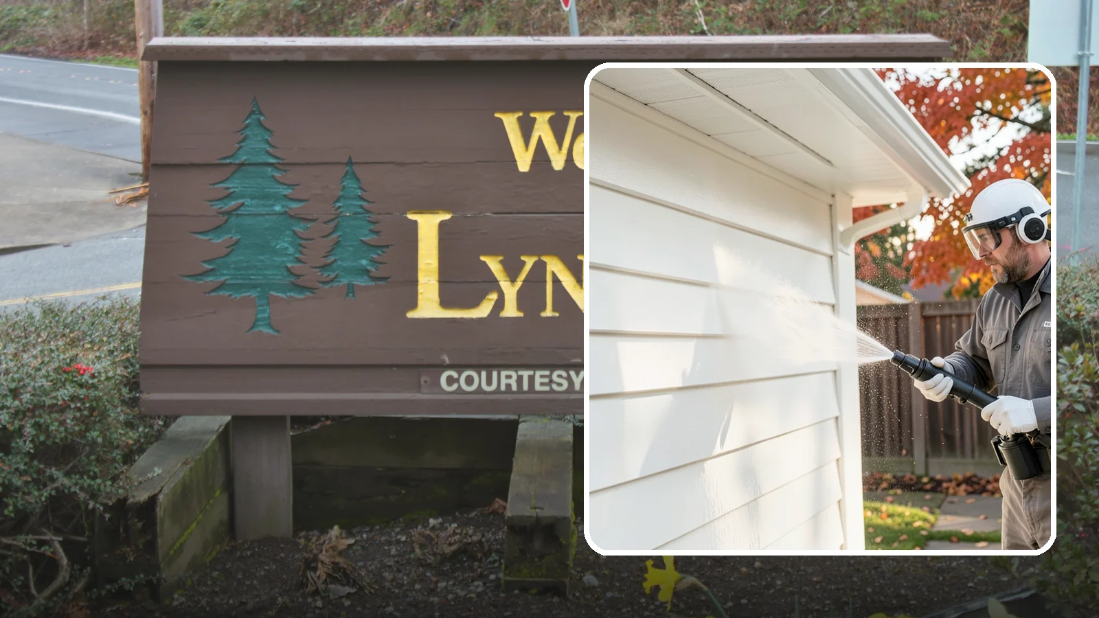 Siding Soft Wash in Lynnwood, Snohomish County, WA - Siding soft wash gently cleans your home's exterior walls with low pressure and cleaning solutions that lift algae without damage.