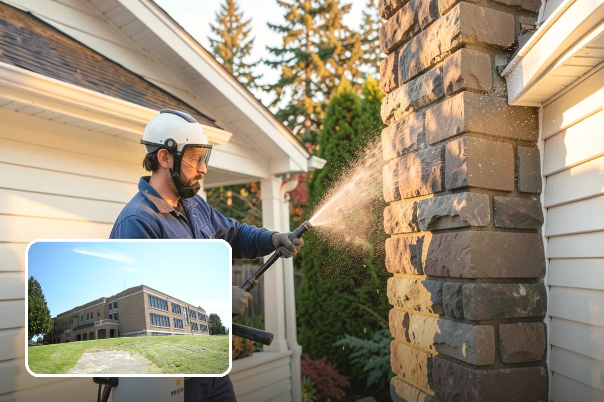 Siding Soft Wash in Maple Valley, King County, WA - Cleans siding without forcing water behind panels