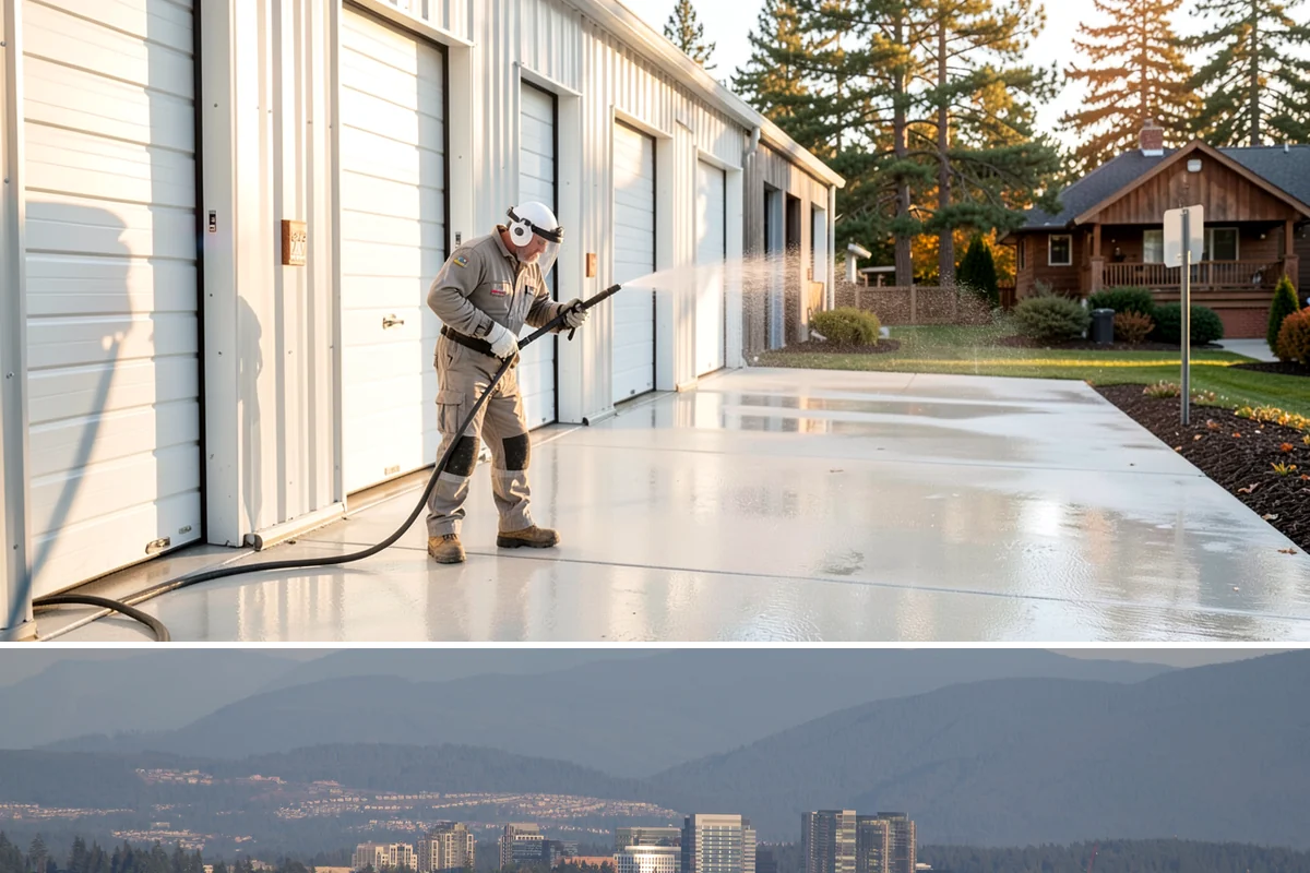 Siding Soft Wash in Medina, King County, WA - Spring and fall are prime, clearing algae after winter and again before the next wet season settles in.