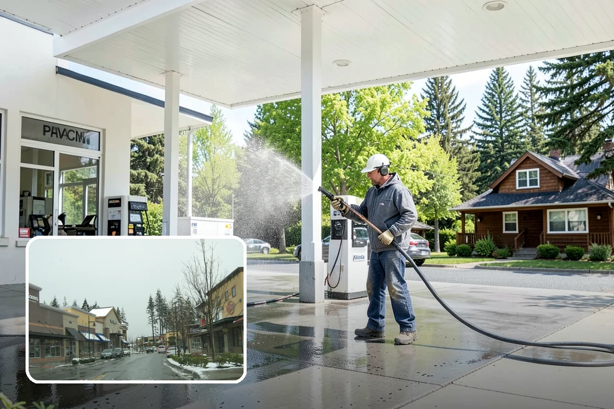 Siding Soft Wash in Mill Creek, Snohomish County, WA - Cleans siding without forcing water behind panels