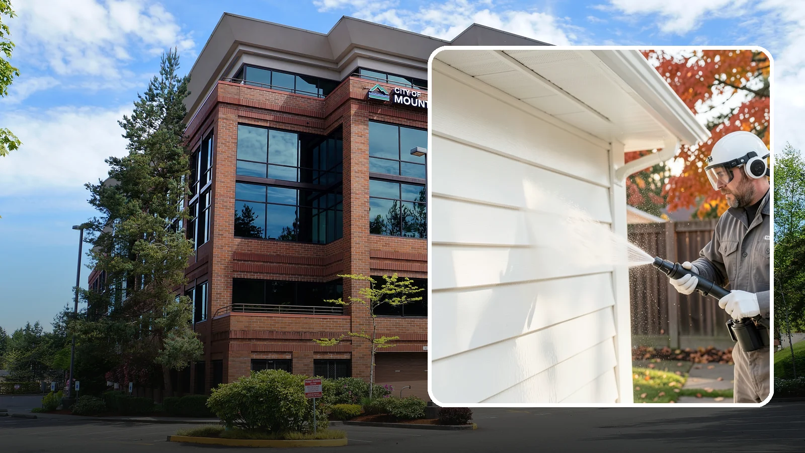 Siding Soft Wash in Mountlake Terrace, Snohomish County, WA - Siding soft wash gently cleans your home's exterior walls with low pressure and cleaning solutions that lift algae without damage.