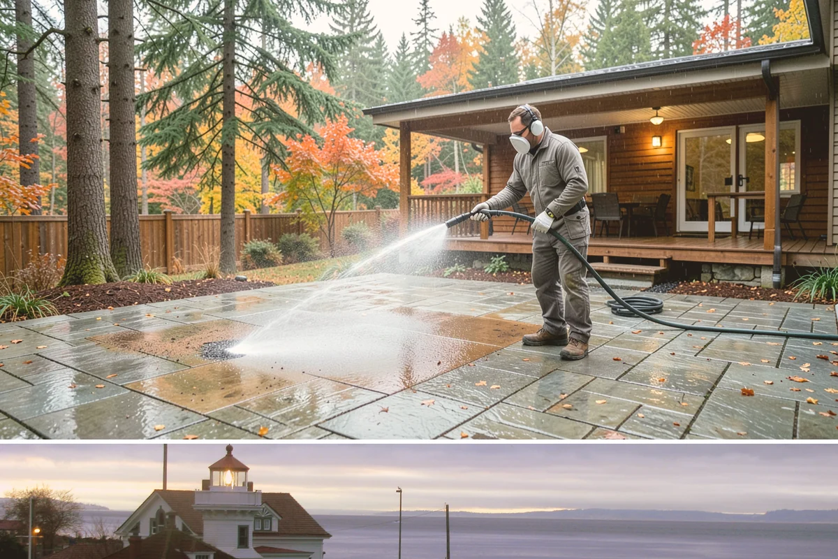Siding Soft Wash in Mukilteo, Snohomish County, WA - Spring and fall are prime, clearing algae after winter and again before the next wet season settles in.