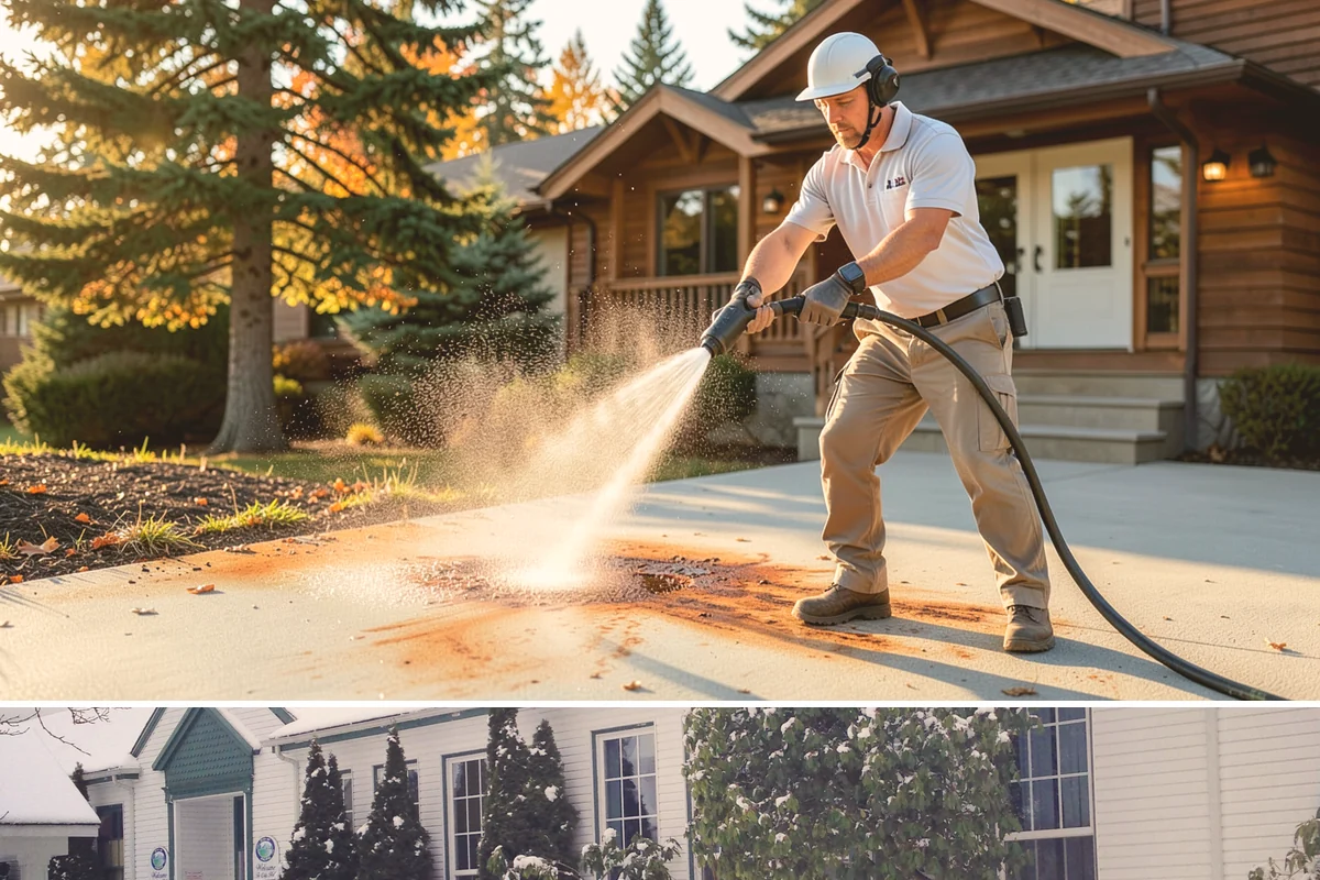 Siding Soft Wash in Pacific, King County, WA - Spring and fall are prime, clearing algae after winter and again before the next wet season settles in.