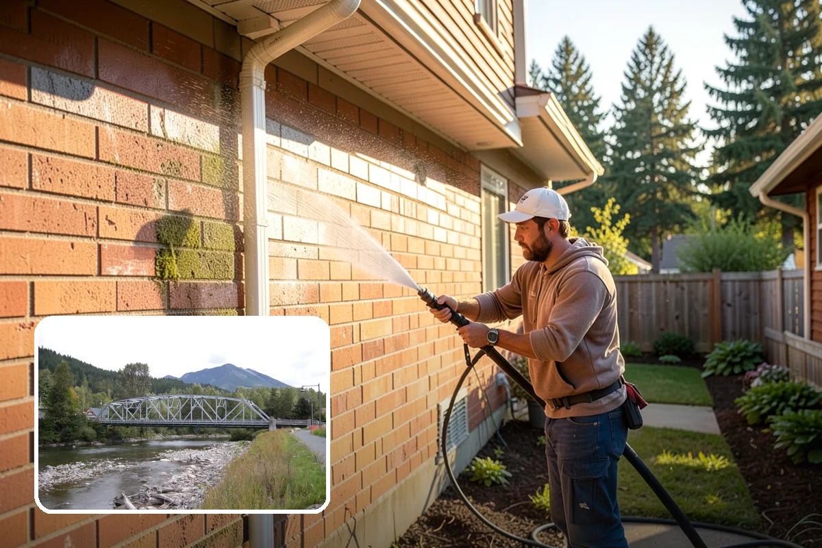 Siding Soft Wash in Skykomish, King County, WA - Cleans siding without forcing water behind panels
