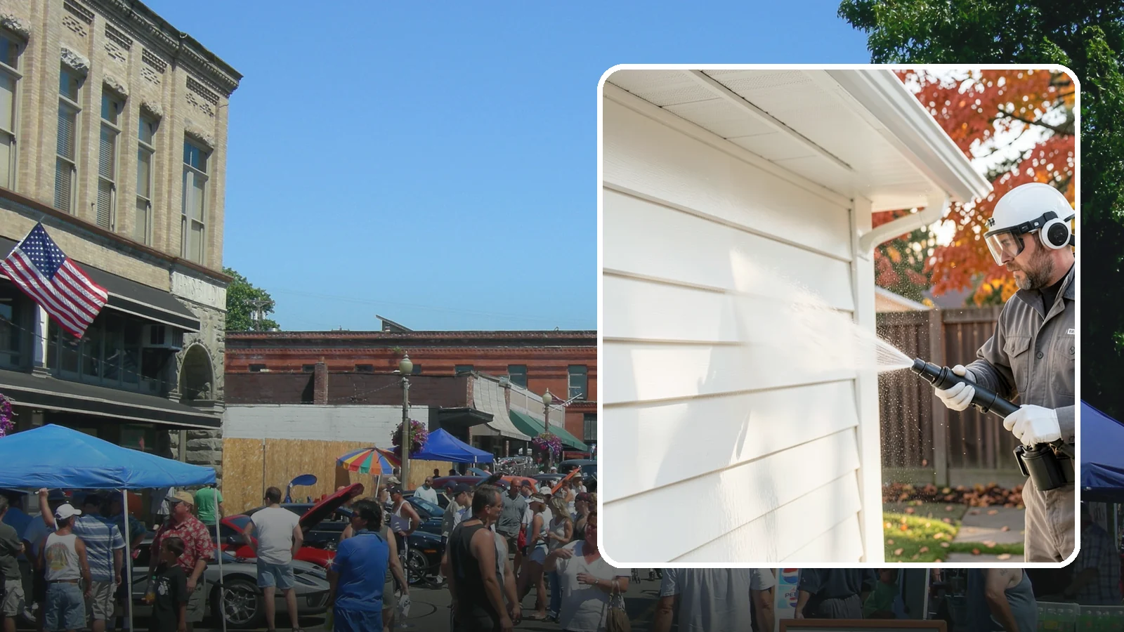 Siding Soft Wash in Snohomish, Snohomish County, WA - Siding soft wash gently cleans your home's exterior walls with low pressure and cleaning solutions that lift algae without damage.
