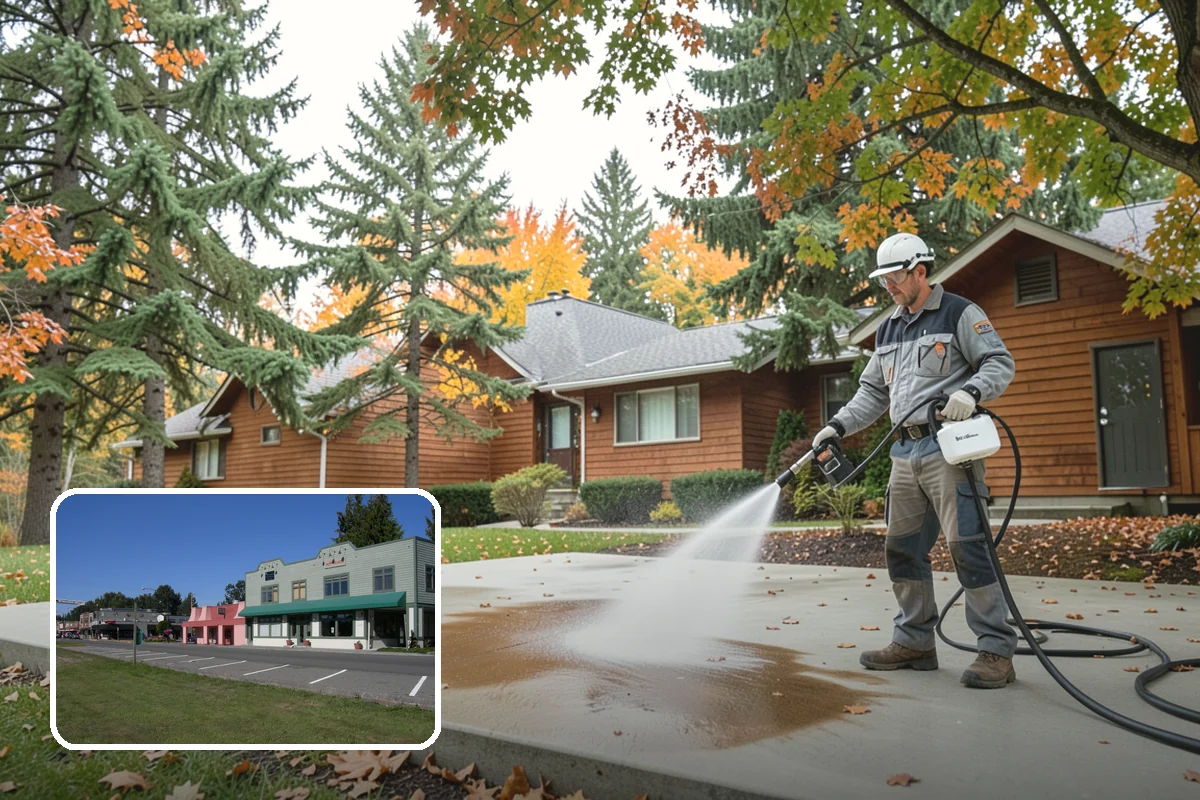 Siding Soft Wash in Snoqualmie, King County, WA - Cleans siding without forcing water behind panels