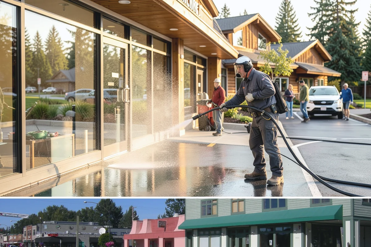 Siding Soft Wash in Snoqualmie, King County, WA - Spring and fall are prime, clearing algae after winter and again before the next wet season settles in.