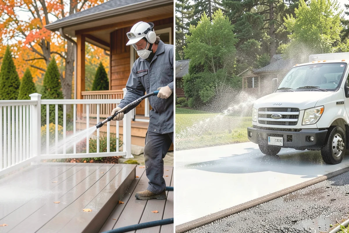 Siding Soft Wash in Steilacoom, Pierce County, WA - Inspect the siding and note algae-heavy elevations