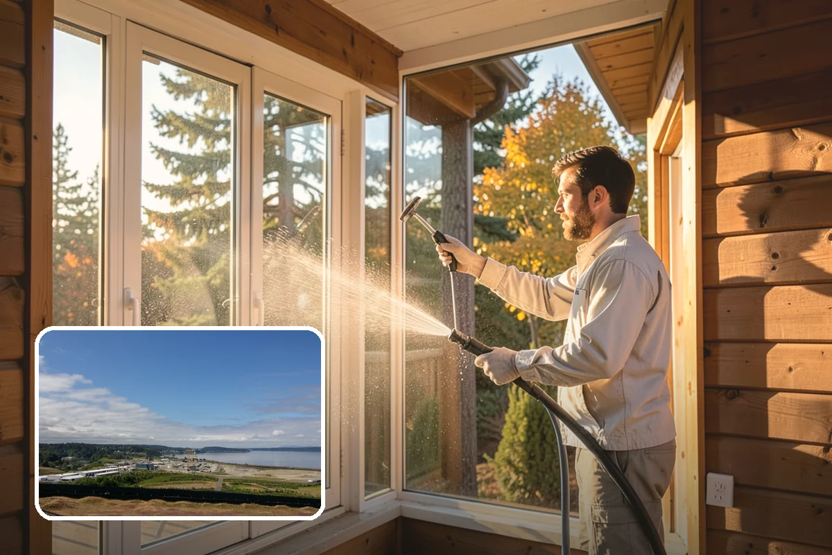 Siding Soft Wash in University Place, Pierce County, WA - Cleans siding without forcing water behind panels
