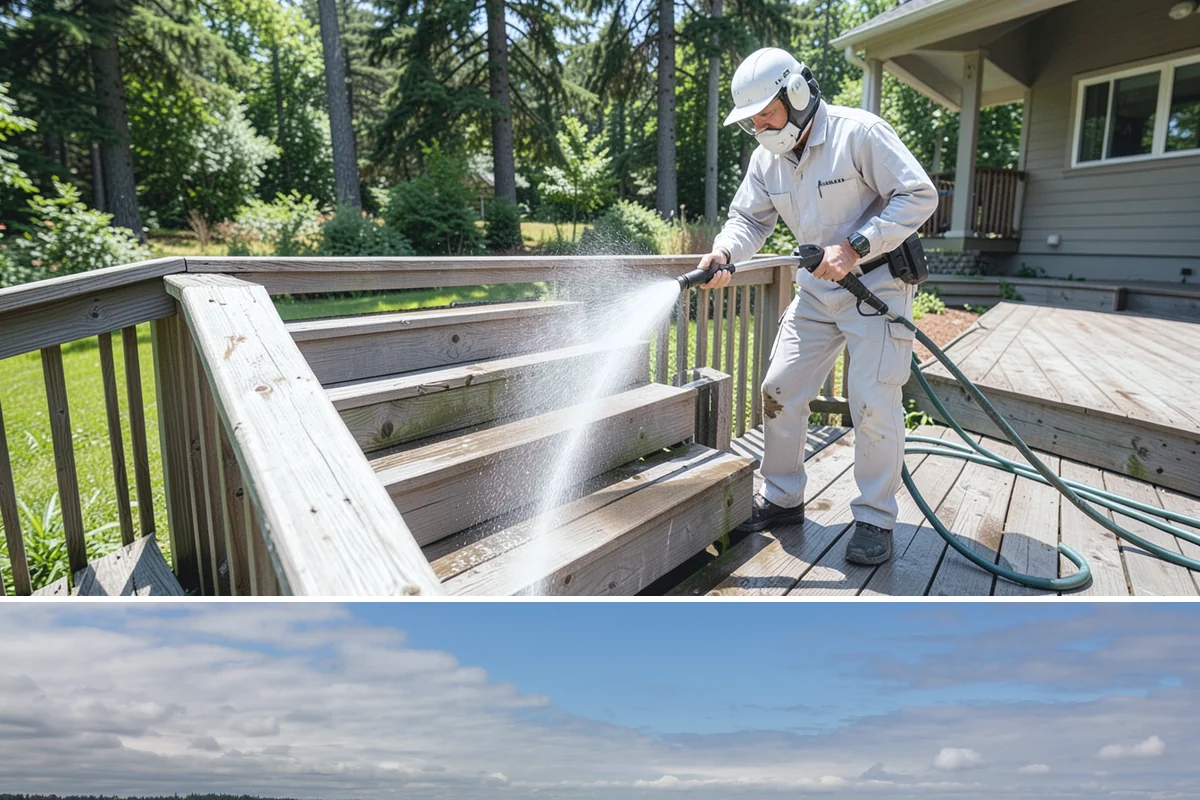 Siding Soft Wash in University Place, Pierce County, WA - Spring and fall are prime, clearing algae after winter and again before the next wet season settles in.