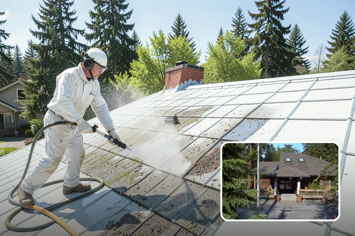 Siding Soft Wash in Yarrow Point, King County, WA - Cleans siding without forcing water behind panels