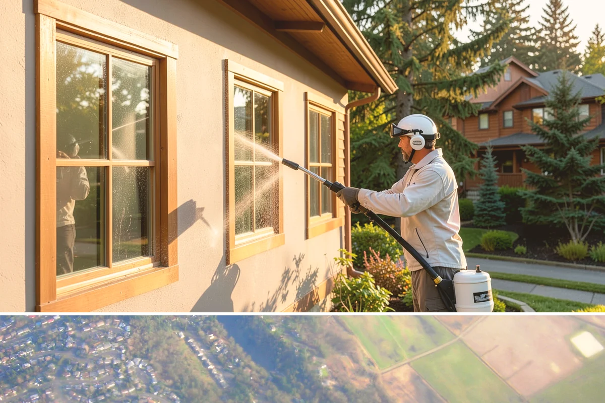 Skylight Cleaning in Algona, King County, WA - Clean skylights in early fall so they let in maximum light through the dark winter ahead.