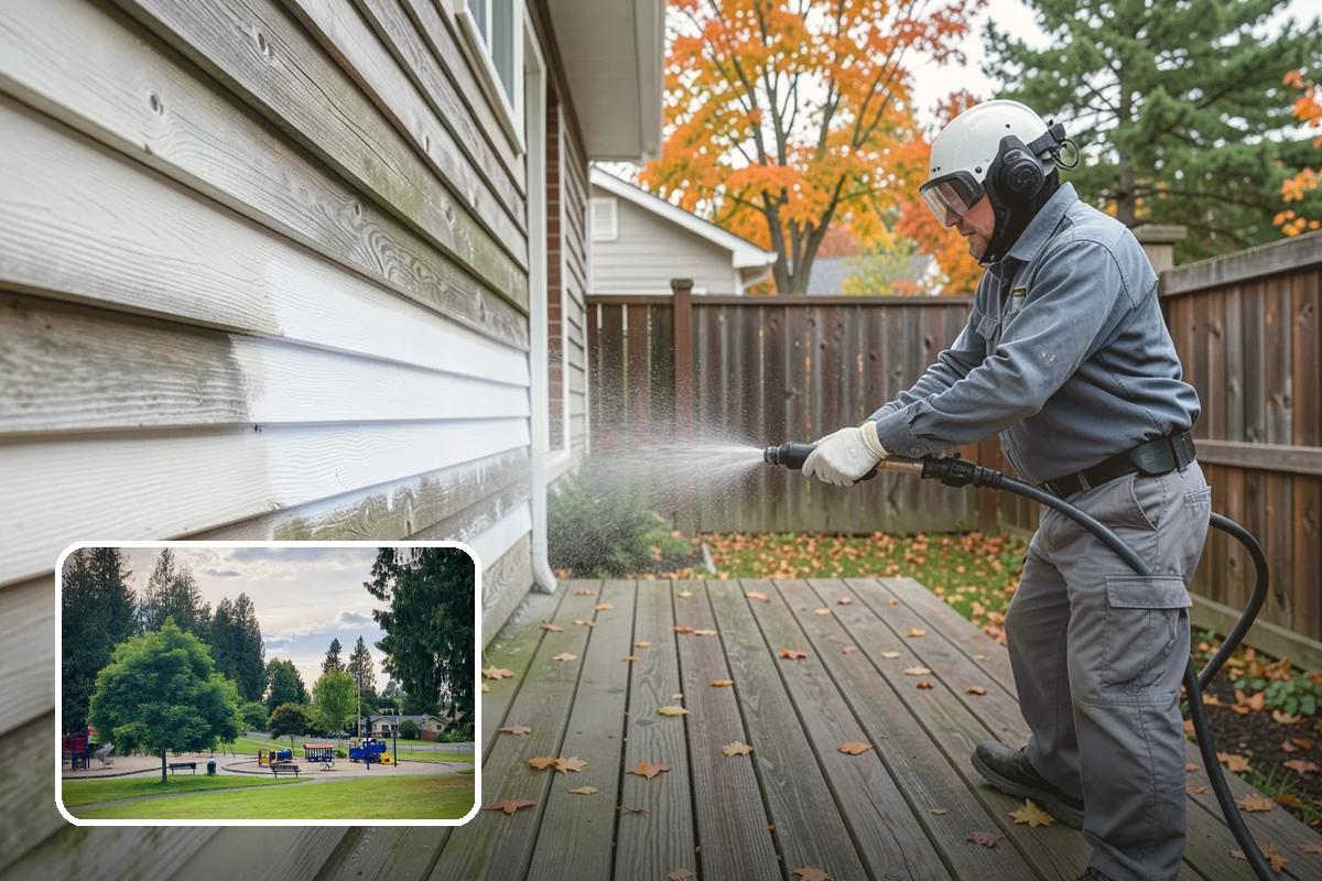 Skylight Cleaning in Bonney Lake, Pierce County, WA - Clears moss, needles, and green film from the glass